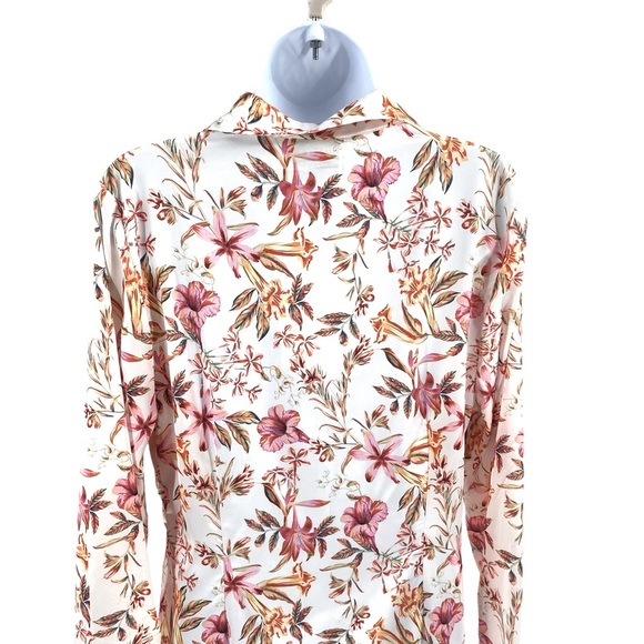 Runaway The Label | NEW Ruby Alani Front Tie Mini Dress in White Floral Size XL - Picture 9 of 13